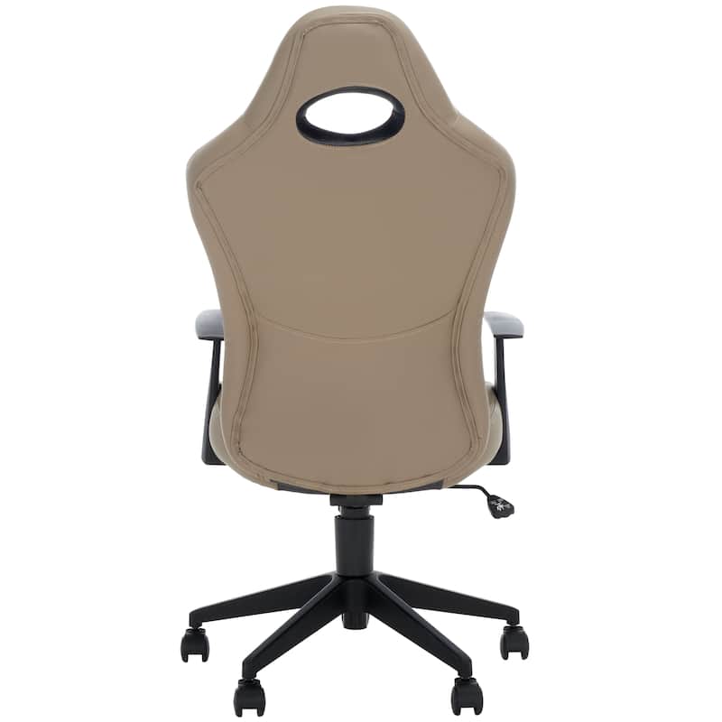 Porch Shiela & Den Riverwood Drive Grey Desk Chair - 23" x 26" x 46.5" - 23Wx27Dx49H