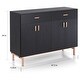 preview thumbnail 18 of 17, Furniture of America Mason Modern 2-drawer Buffet with Wine Rack