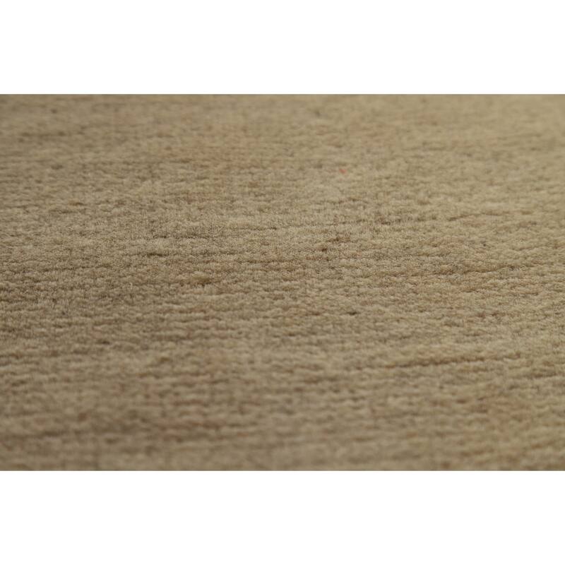 Contemporary Gabbeh Oriental Area Rug Hand-Knotted Wool Carpet - 6'5"x 9'7"