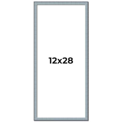 12x28 Frame Rustic Sky Blue Solid Wood Picture Frame | 0.75 Inch
