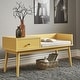 preview thumbnail 4 of 38, Niklas 1-drawer Cushioned Entryway Bench iNSPIRE Q Modern