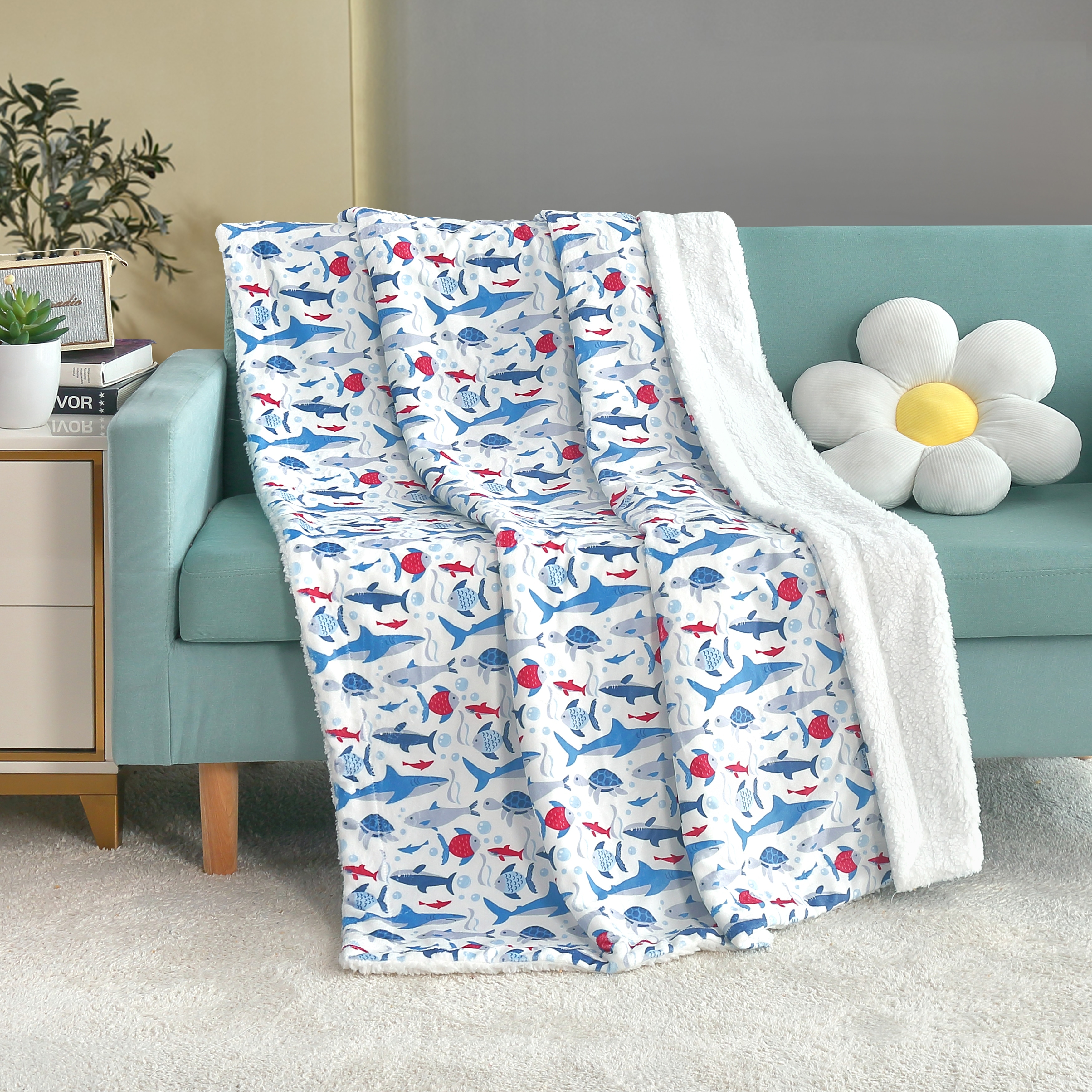 Marina Decoration Throw Blanket
