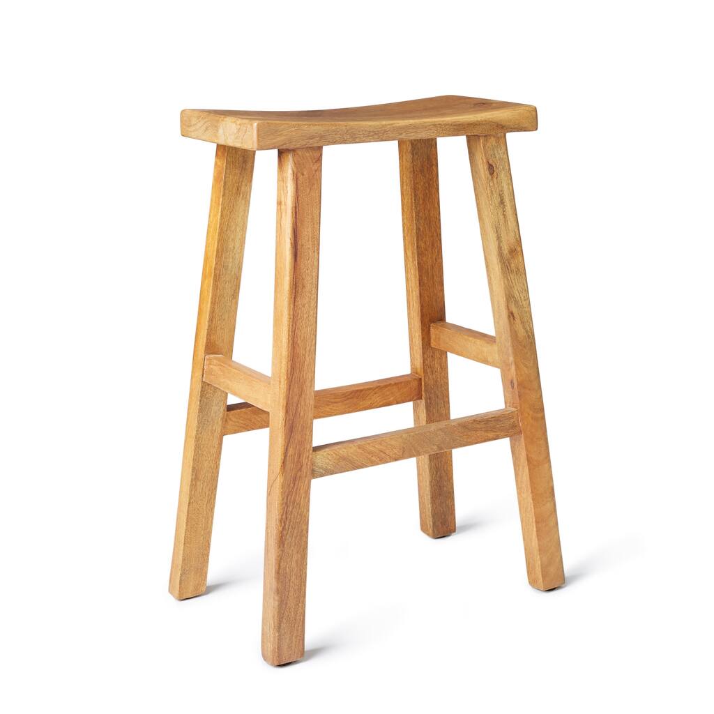 Saddle Bar Stool - 29 x 14 x 21 inches