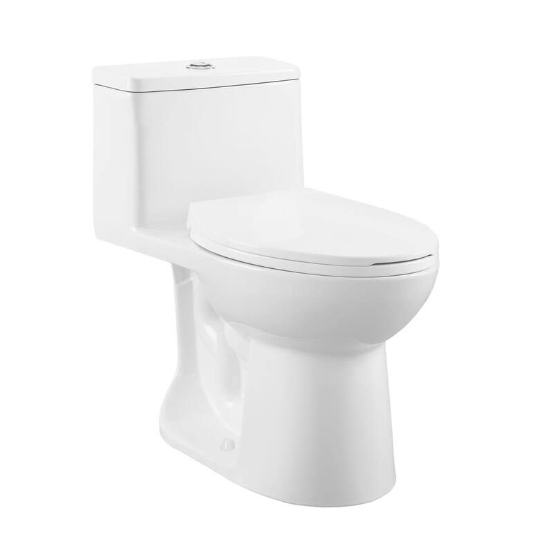 Swiss Madison SM-1T122 Avallon 1.6 GPF Dual Flush One Piece Elongated - Glossy White