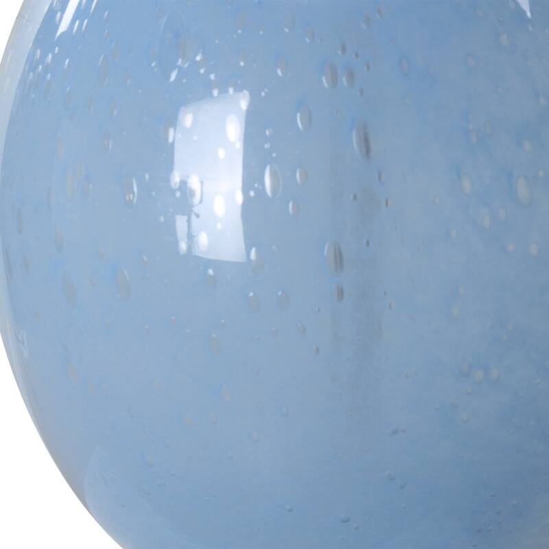 Uttermost Clear Sky Blue Glass Table Lamp - 28'' H X 16'' W X 16'' D