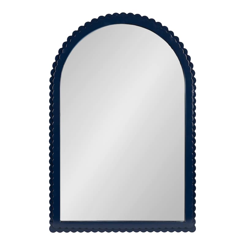 Kate and Laurel Scallia Wooden Arch Mirror