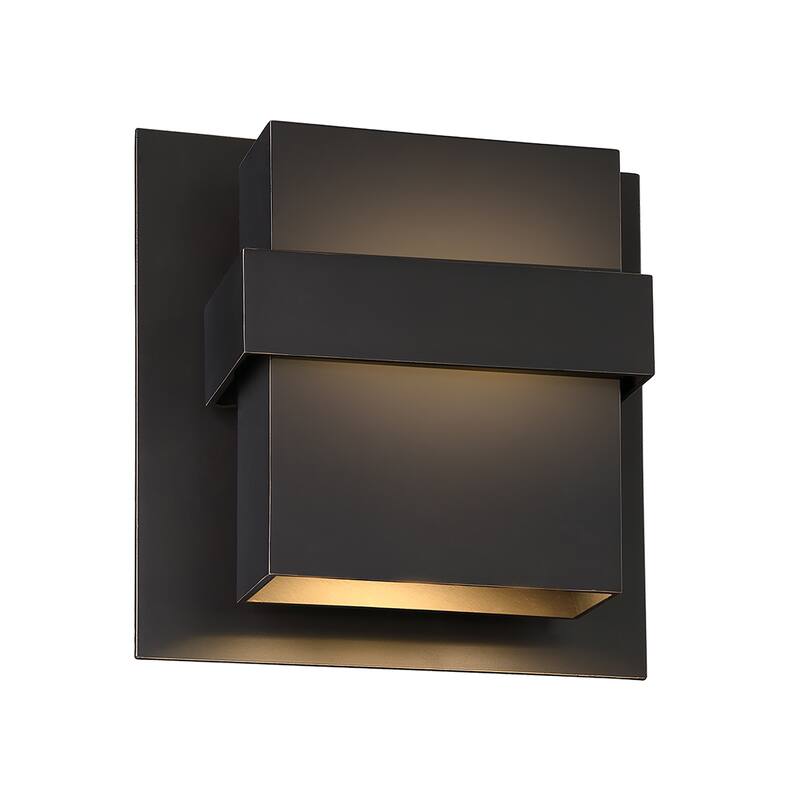 Pandora 7in LED Indoor or Outdoor Wall Light 3000K - Oil‑Rubbed Bronze - 11-inch