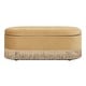 preview thumbnail 23 of 23, Melinda 48.5" Upholstered Tufted Oval Storage Bench with Bullion Fringe