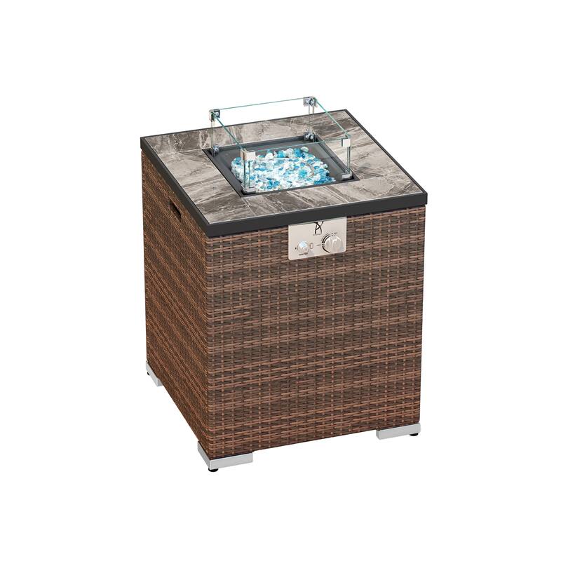 28 inch Outdoor Fire Pit Table