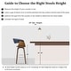 preview thumbnail 143 of 186, 26"/29" Faux Leather Swivel Bar Stools, Wood Counter Stool