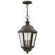 preview thumbnail 1 of 5, Hinkley Lighting 3 Light Outdoor Small Pendant from the Edgewater Oil Rubbed Bronze