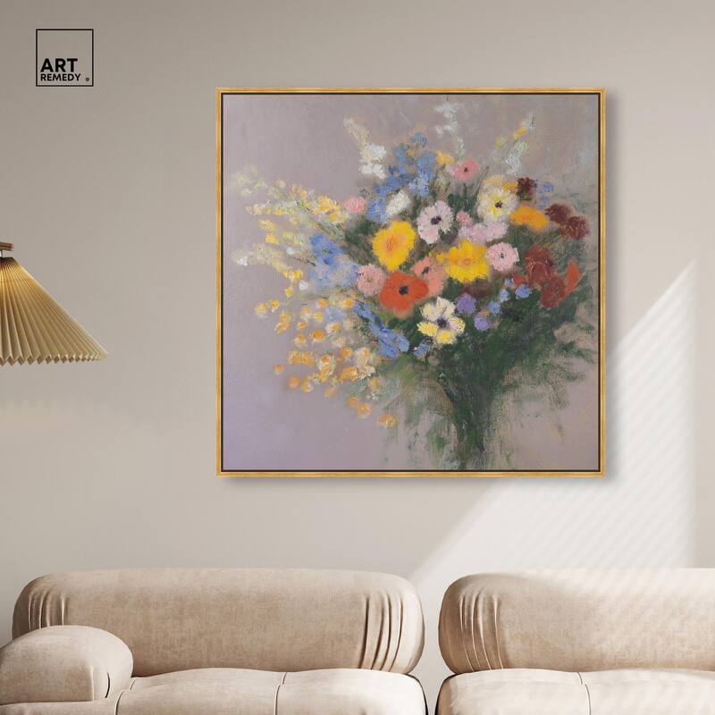 Meadow Flowers Canvas by Art Remedy