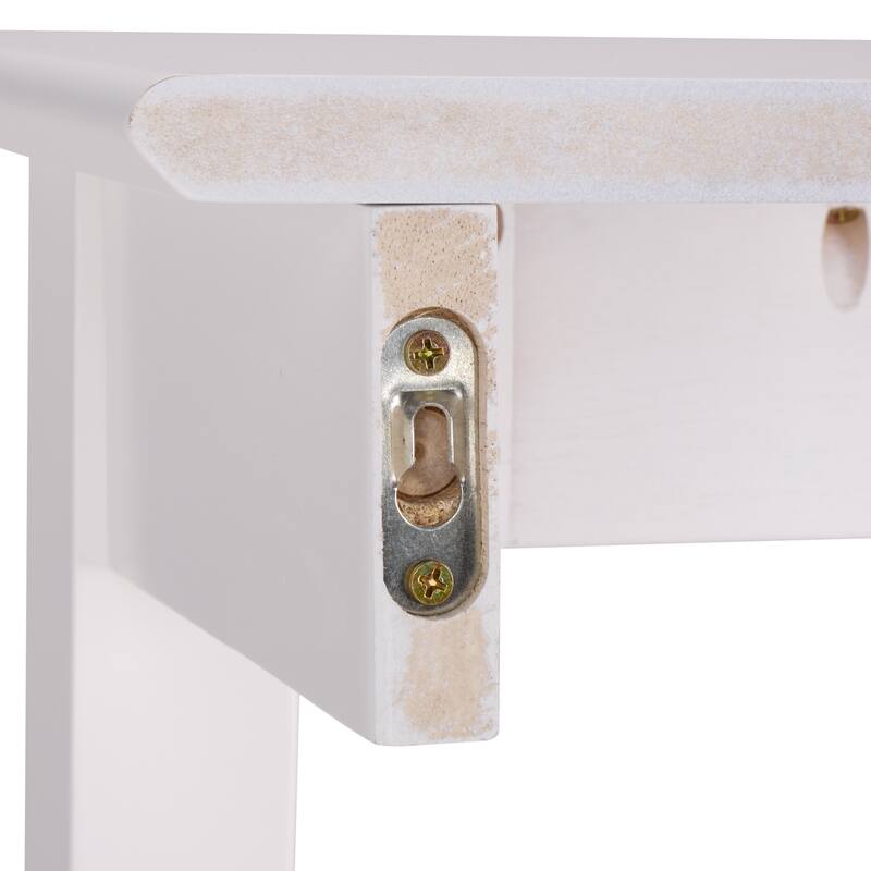 SAFAVIEH Home Entil 2-Legged Console Table - 10"W x 45"D x 35"H