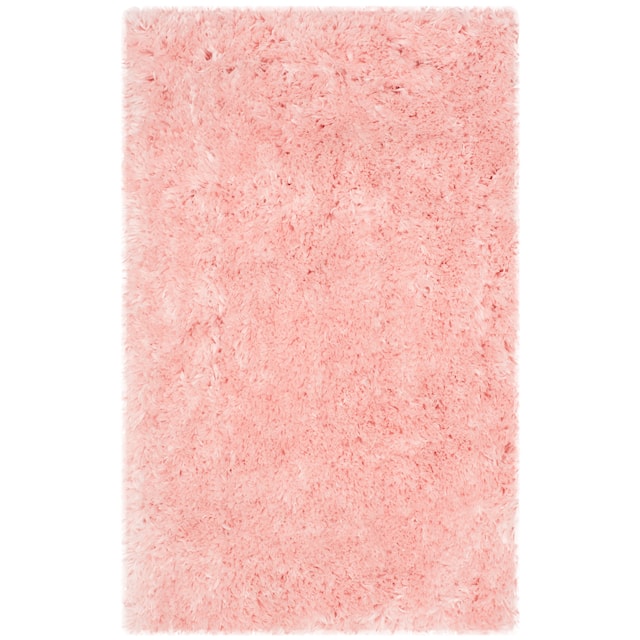 SAFAVIEH Handmade Arctic Shag Guenevere 3-inch Extra Thick Rug - 2' x 3' - Pink