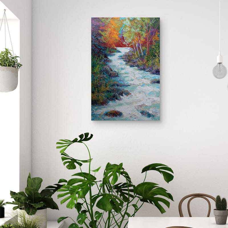 Tamahi River by Marion Rose Canvas Art Print