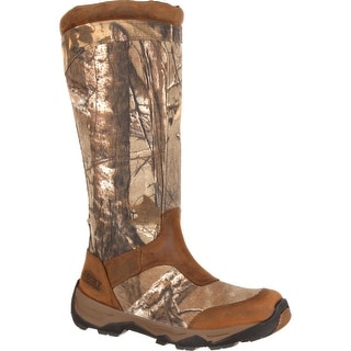 Waterproof Side-Zip Camo Snake Boot 