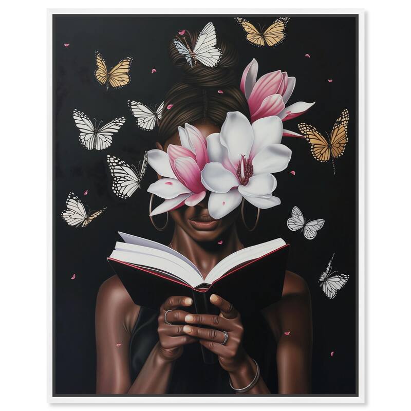 Pages of Flight Canvas by Art Remedy - 24" x 30" - White