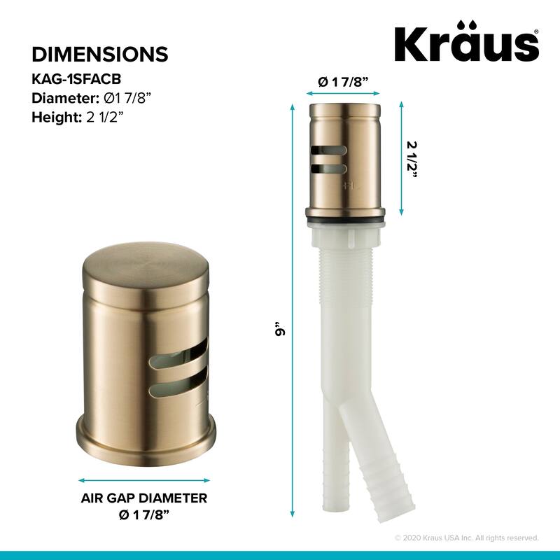 KRAUS Dishwasher Air Gap