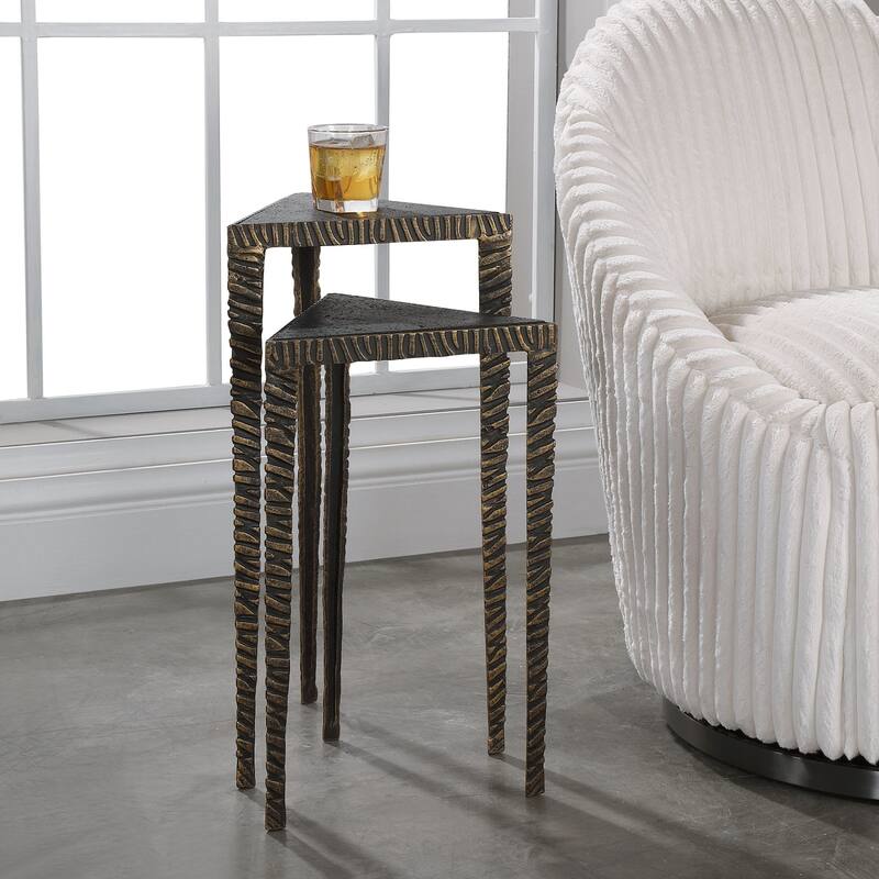 Uttermost 24977 Samiria 2 Piece Iron Nesting Table Set
