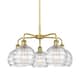 Option Brushed Brass / Clear Deco Swirl