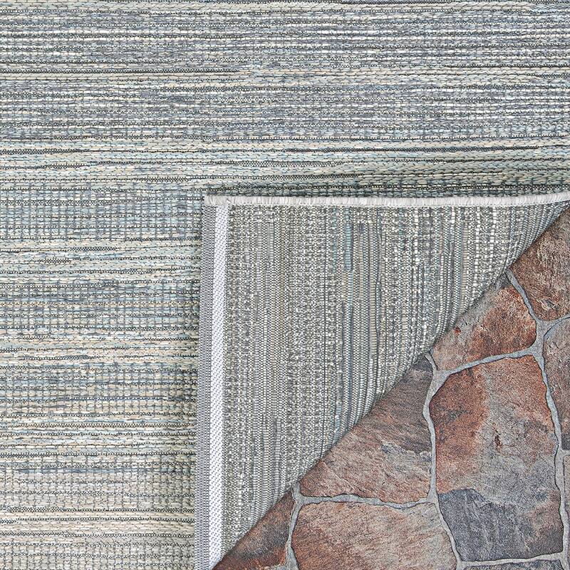 Vector Shoreline Taupe- Grey Indoor/ Outdoor Area Rug