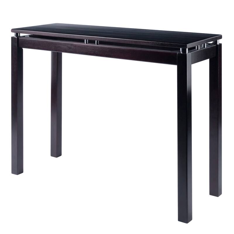 Linea Console Table, Espresso - 39.37 x 13.93 x 29.56 inches