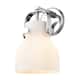 Option Polished Chrome / Matte White