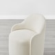 preview thumbnail 8 of 12, Modern Swivel Dining Chair with Hidden Wheels & Arm