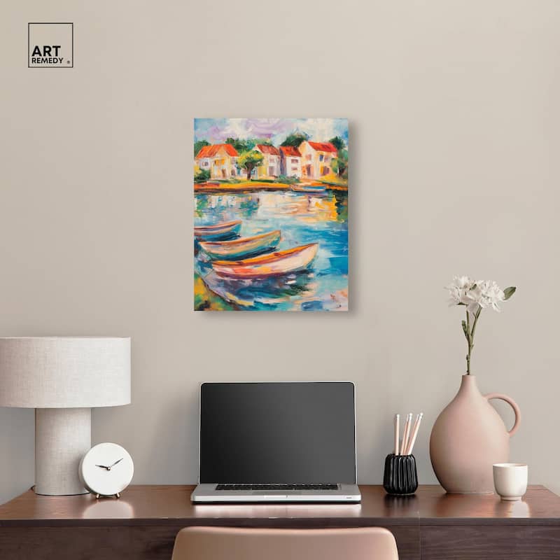 Bayside Calm II Canvas by Art Remedy, Gallery Wrapped