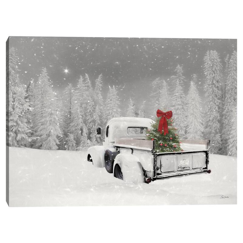 Holly Jolly Christmas by Lori Deiter Canvas Art Print