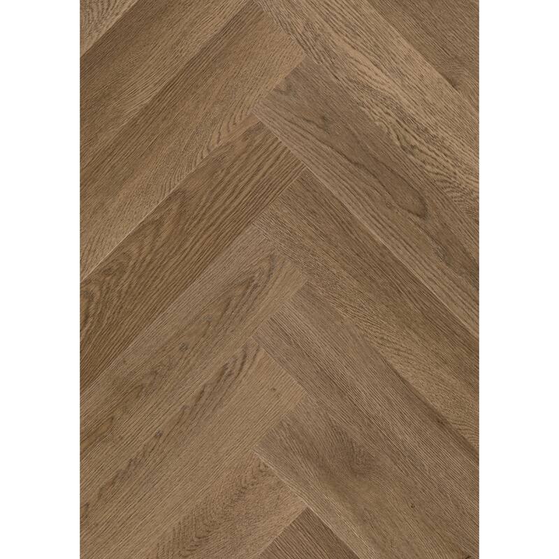 Daltile Asher Bend 5" x 24" Herringbone Rigid Click Luxury Vinyl Flooring (24 Pc per Carton) (18.60 Sq Ft per Carton) - N/A