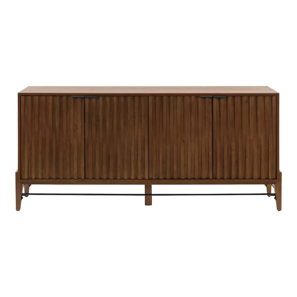 Mid-century Modern Console/Credenza, Office Console, Accent Credenza, Brown
