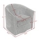 preview thumbnail 4 of 44, Nailhead Trim Upholstered Swivel Accent Chairs Set of 2