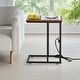 preview thumbnail 62 of 61, Javlergo Set of 2 C-Shaped Sofa Side Table, Small End Table for Living Room, Narrow Bedside/TV Tray Table