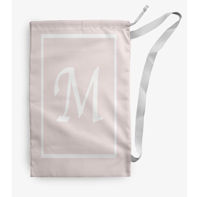 Classic Monogram Laundry Bag - 28" x 36" - Cream/White