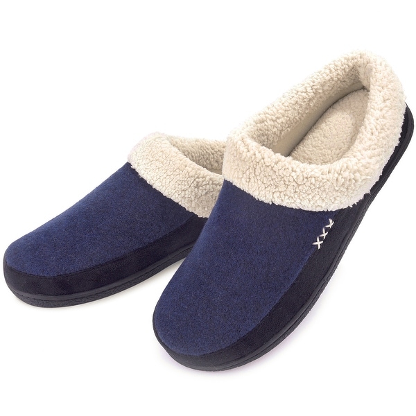 plush mens slippers