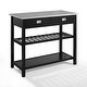 preview thumbnail 9 of 12, Chloe Stainless Steel Top Kitchen Island/Cart - 37"H x 42"W x 20"D