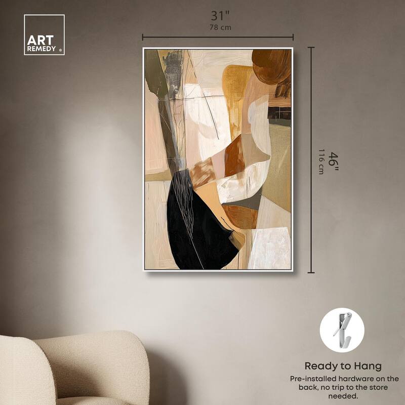 Tactile Depth II Canvas by Art Remedy