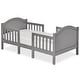 preview thumbnail 9 of 9, Dream On Me Portland 3 In 1 Convertible Toddler Bed in Steel Grey