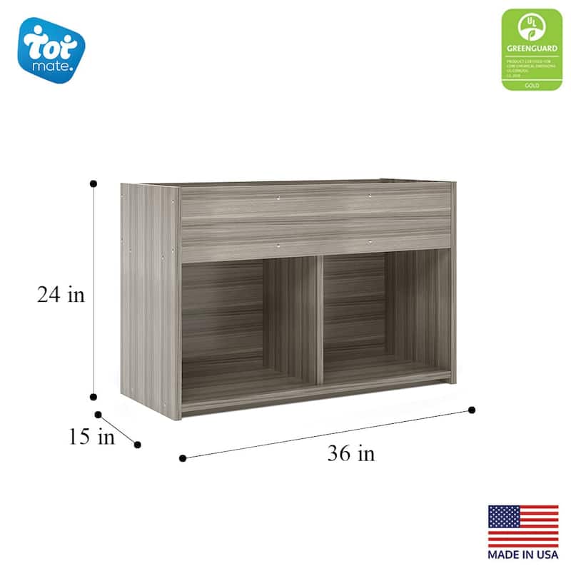 Tot Mate Laminate Book / Toy Storage - 36" x 14" x 24"