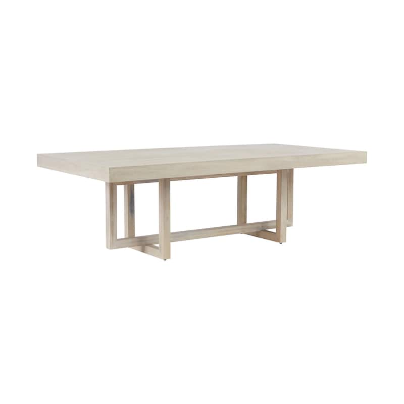 Rye Studio Jalissa Modern Trestle Coffee Table, Barley