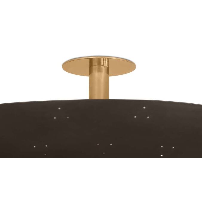 Hudson Valley Lighting 8728 Bern 3 Light 28" Wide Semi-Flush Bowl