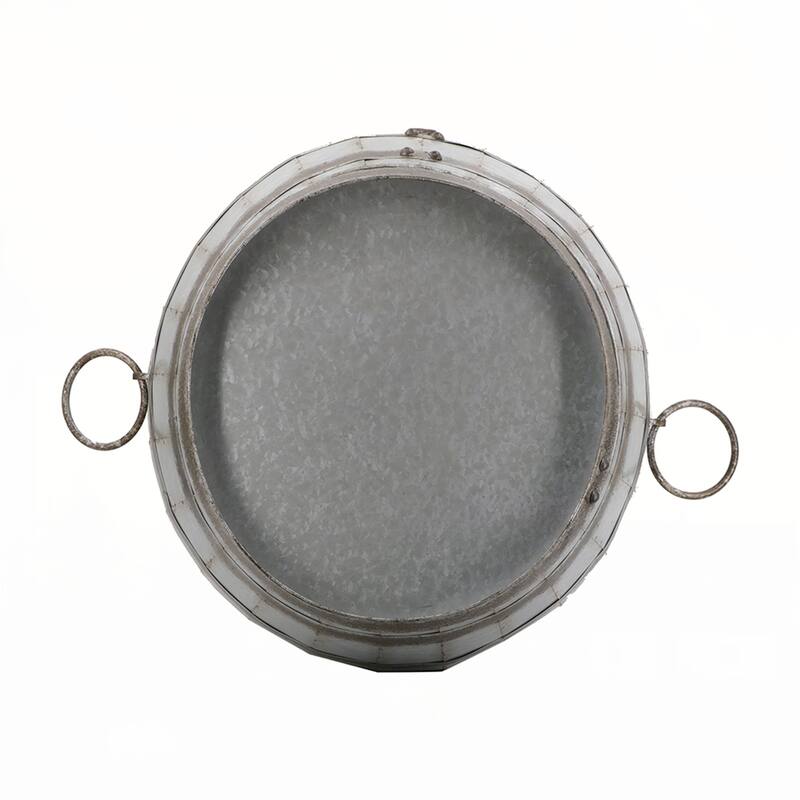 22.5x22.5x26" Drum Side Table