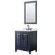Option Dark Blue, Black Trim, Giotto Quartz Top