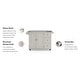 preview thumbnail 27 of 26, Dolly Madison Kitchen Cart with Stainless Steel Top by Homestyles