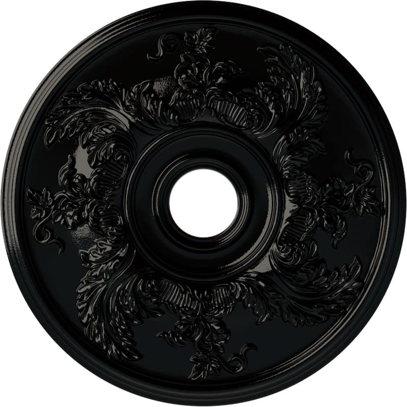 23 5/8"OD x 4 5/8"ID x 1 7/8"P Acanthus Twist Ceiling Medallion