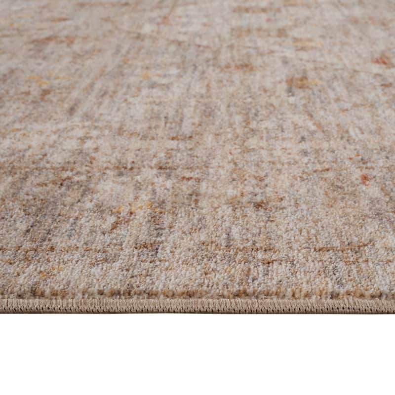 HomeRoots Floral Medallion Traditional Runner Area Rug