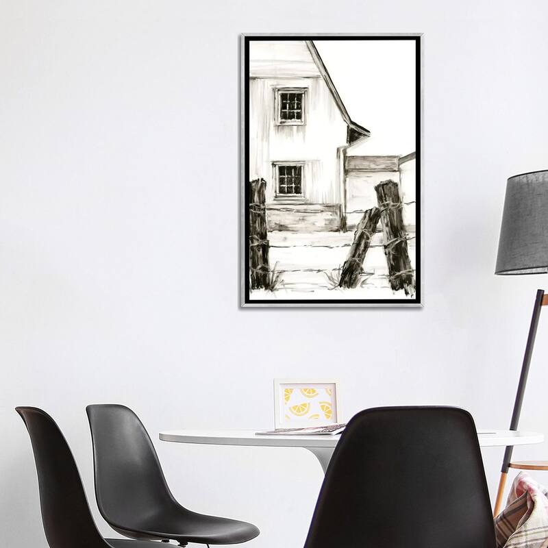 iCanvas "Rustic Barbed Wire I" by Ethan Harper Framed