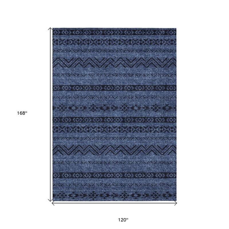 HomeRoots Southwestern Transitional Rectangle Outdoor Rug