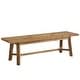 preview thumbnail 8 of 6, 55'' Solid Wood Dining Bench, Farmhouse Long Bench for Kitchen Entryway